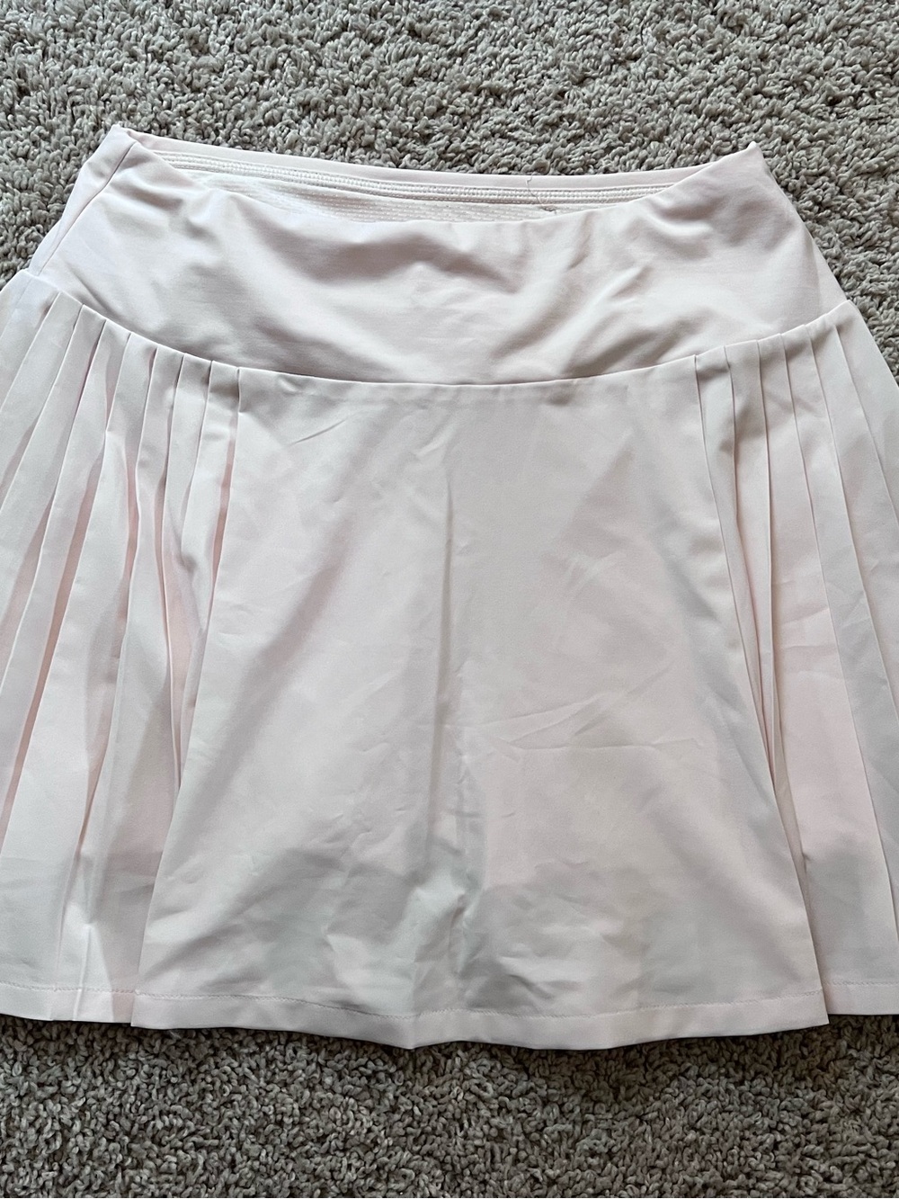 CALIA by Carrie Underwood Pale Pink Pleated Mini Skirt